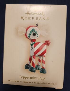 2007 Hallmark Keepsake Ornament "Peppermint Pup"